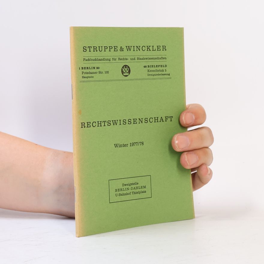Autorenkollektiv Rechtswissenschaft