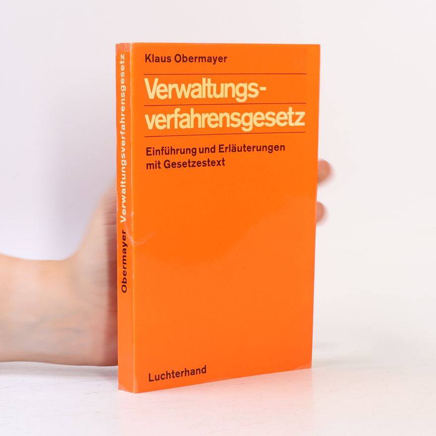 Klaus Obermayer Verwaltungsverfahrensgesetz