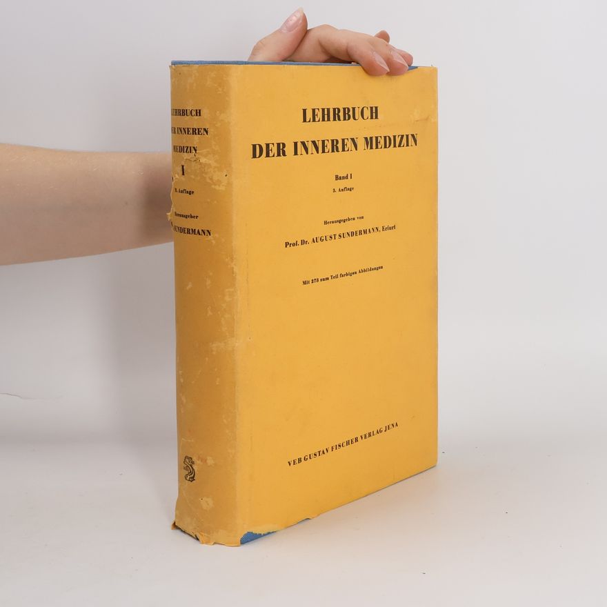 August Sundermann Lehrbuch der inneren Medizin, Band I.
