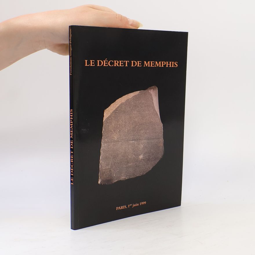 Dominique Valbelle Le décret de Memphis