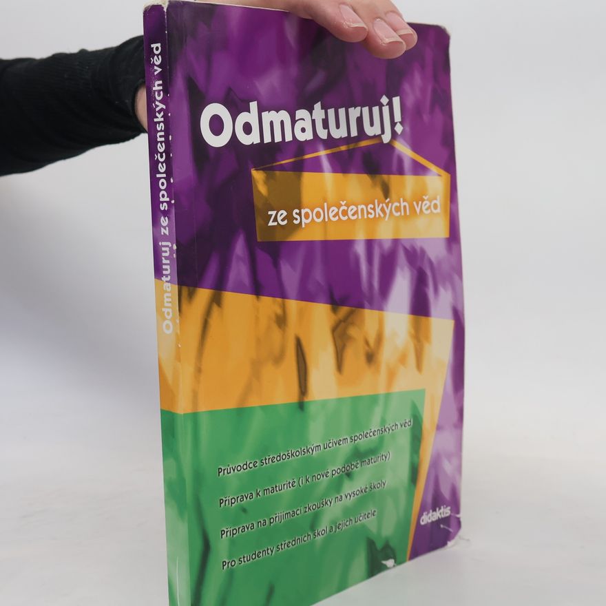 Jan Dvořák Odmaturuj! ze společenských věd