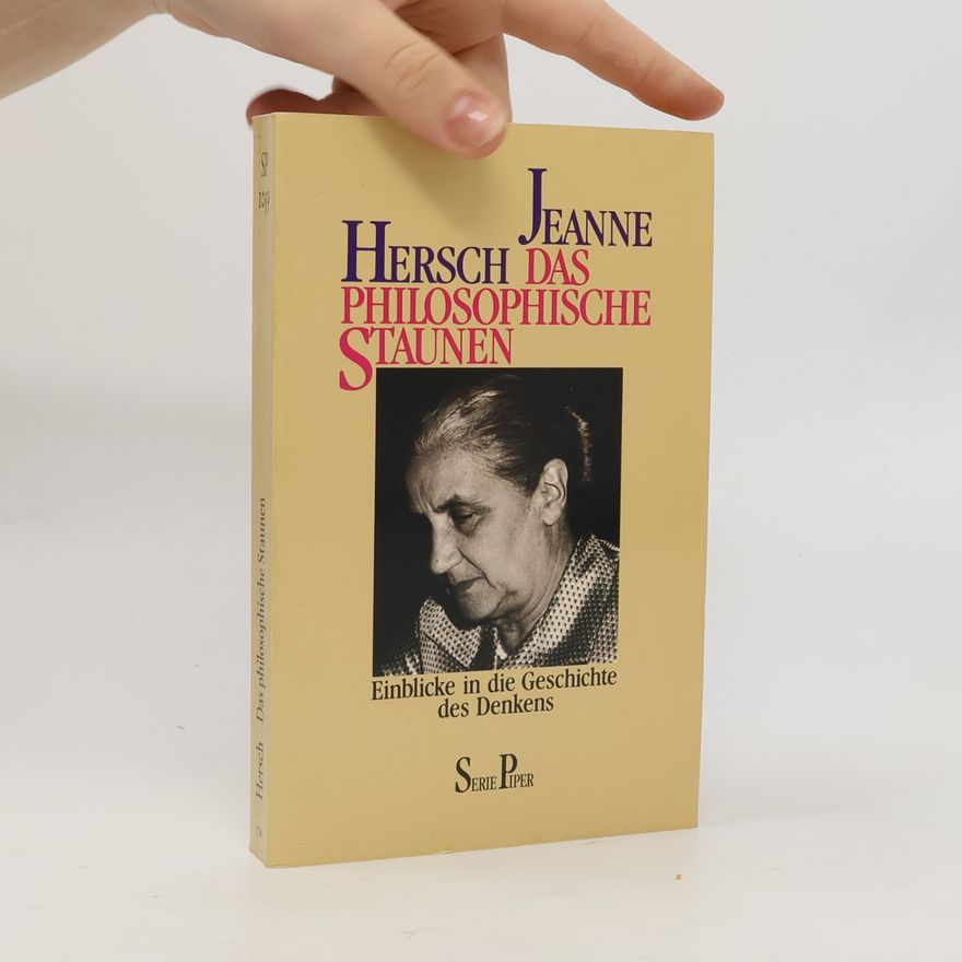 Jeanne Hersch Das philosophische Staunen