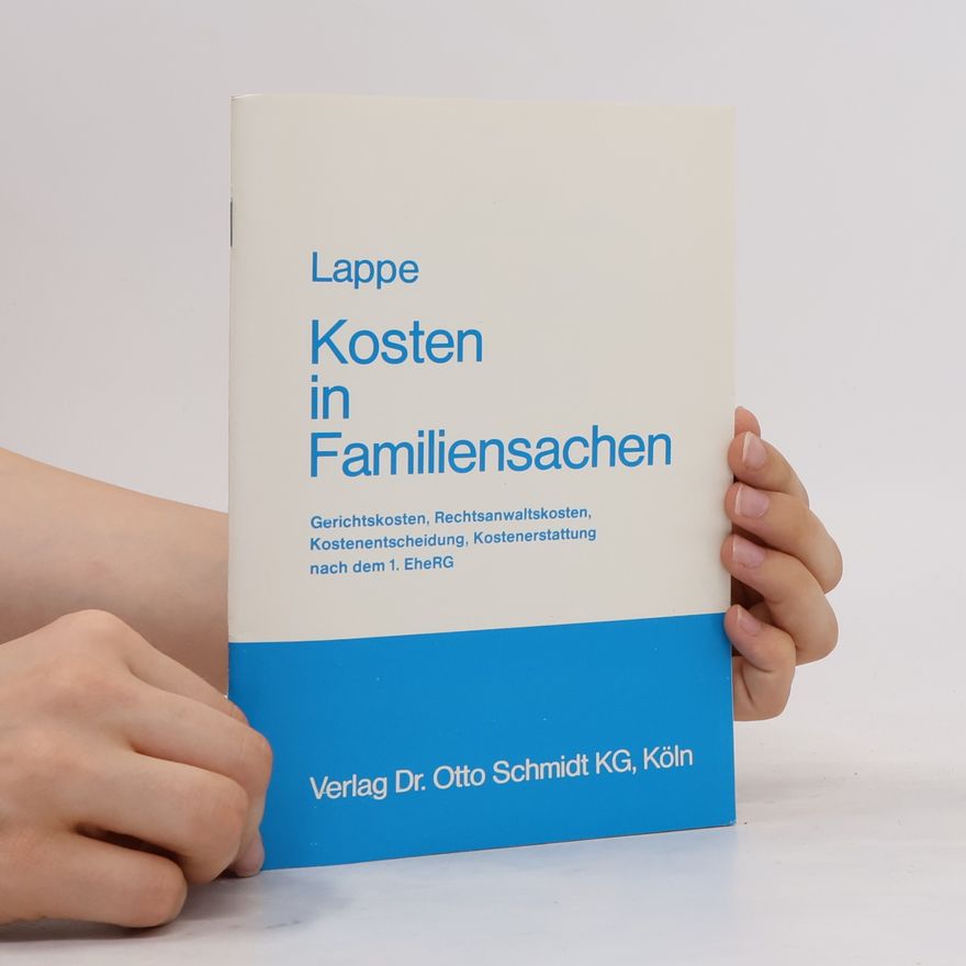 Friedrich Lappe Kosten in Familiensachen
