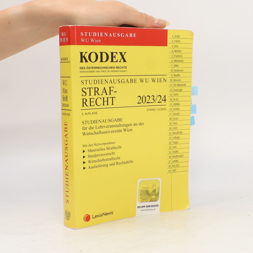 Werner Doralt Kodex Strafrecht 2023/24