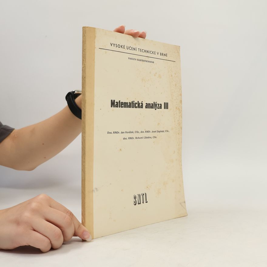 AA.VV. Matematická analýza III.