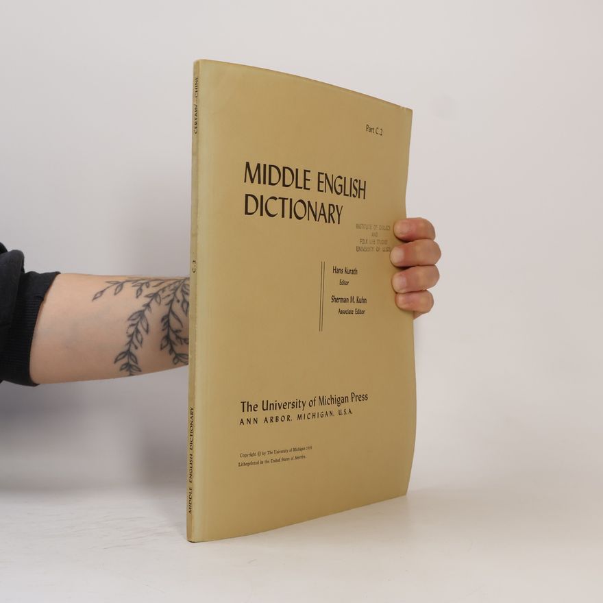 Hans Kurath Middle English Dictionary C2