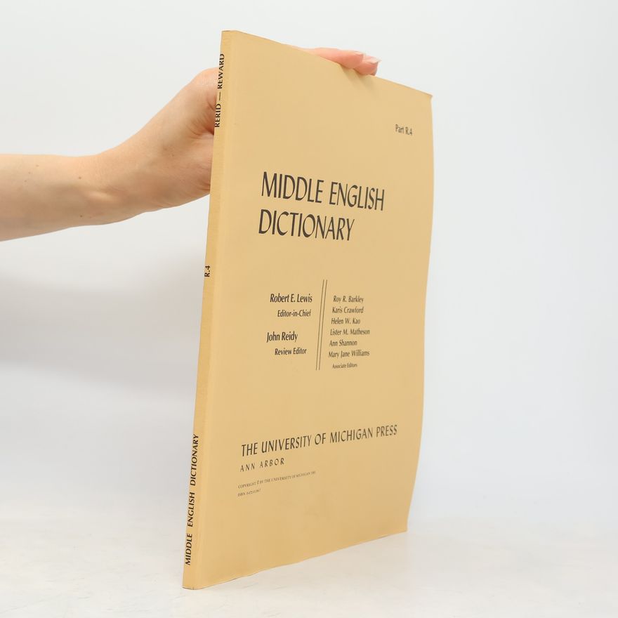 Helen W. Kao Middle English Dictionary