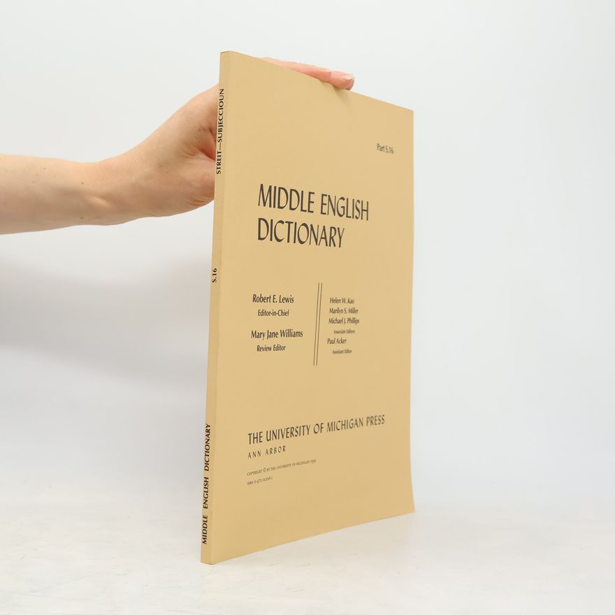 Paul Acker Middle English Dictionary