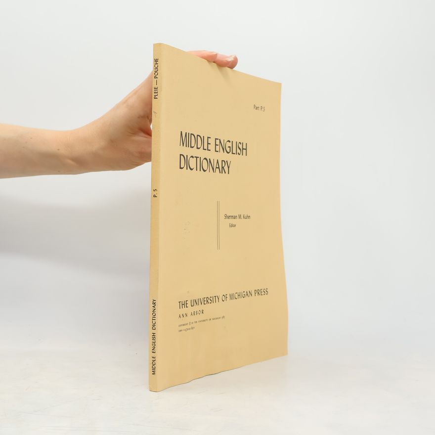 Robert E. Lewis Middle English Dictionary