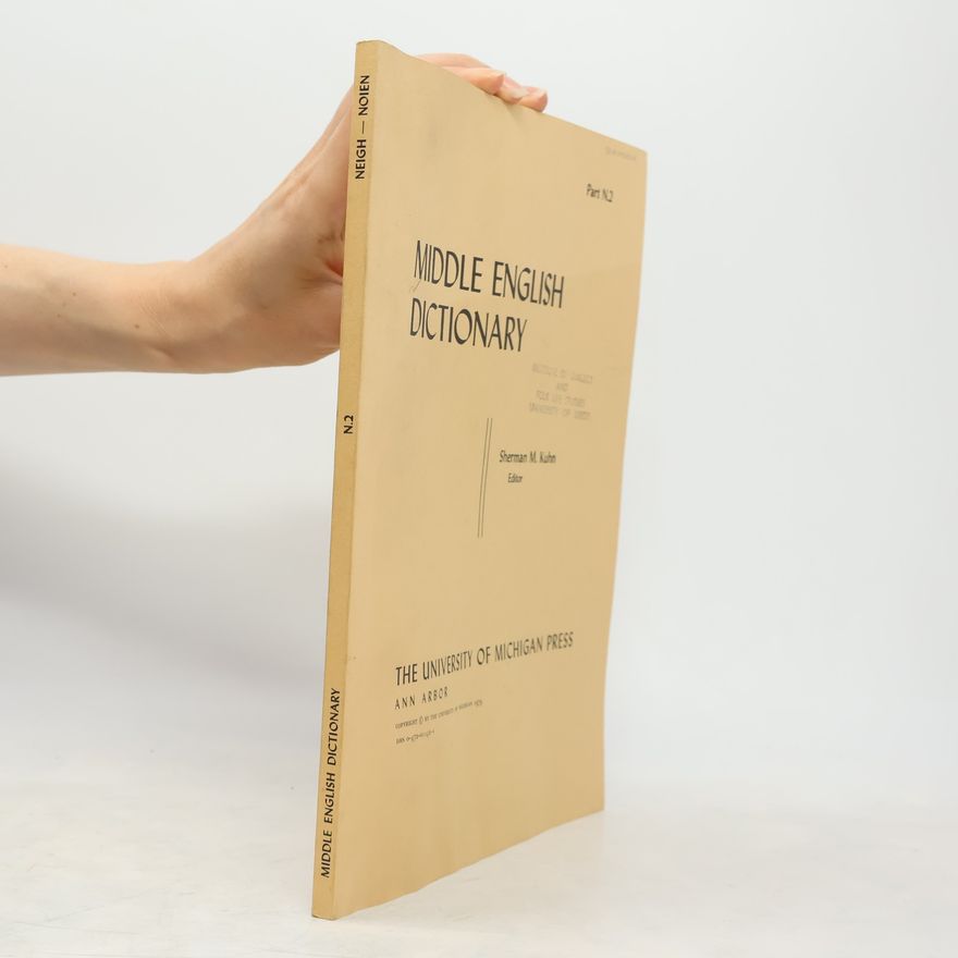 Robert E. Lewis Middle English Dictionary