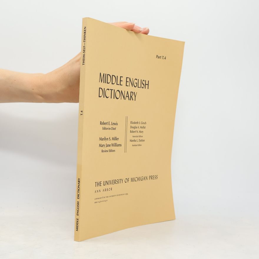 Douglas A. Moffat Middle English Dictionary