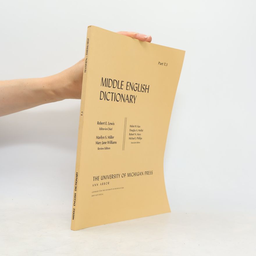 Douglas A. Moffat Middle English Dictionary