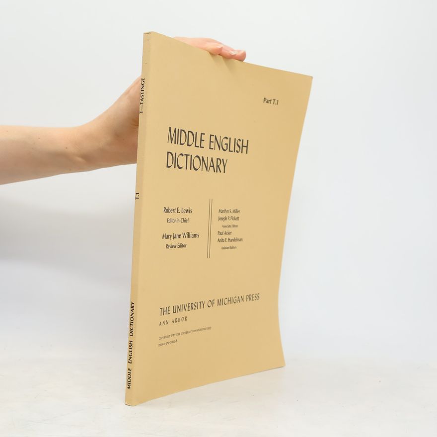 Anita F. Handelman T.1: Middle English Dictionary