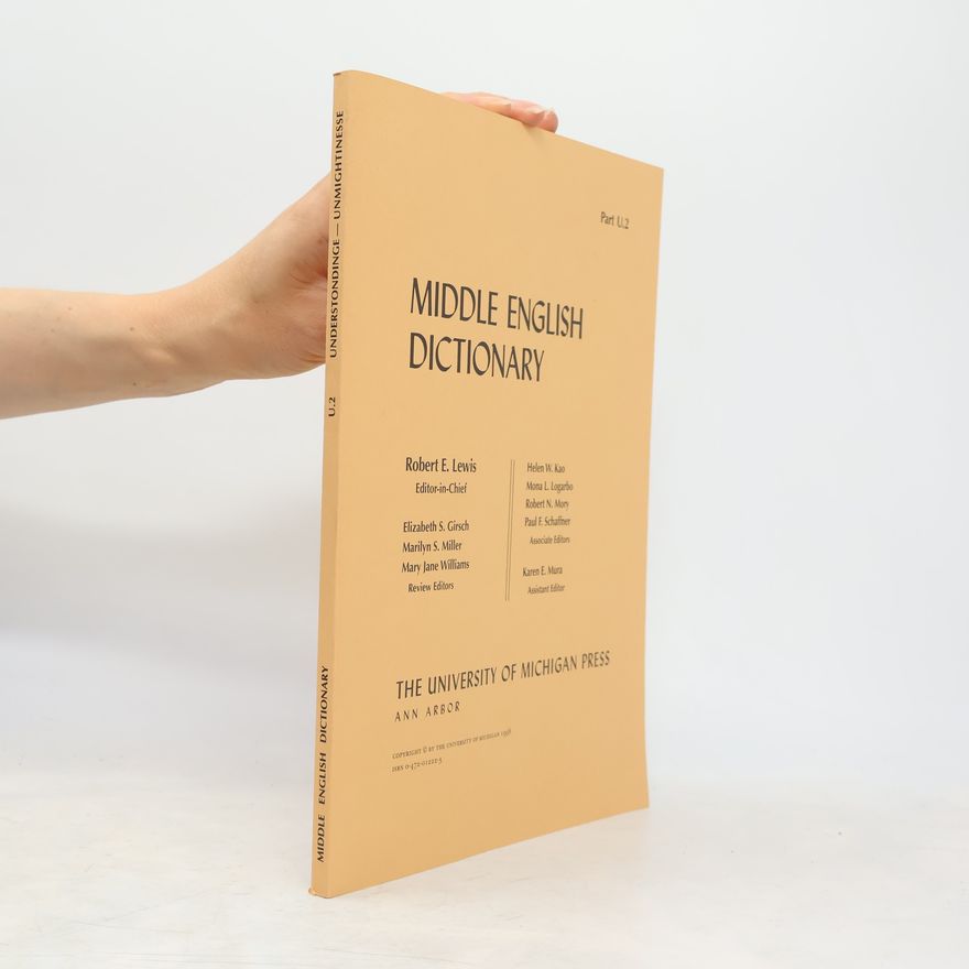 Karen E. Mura Middle English Dictionary