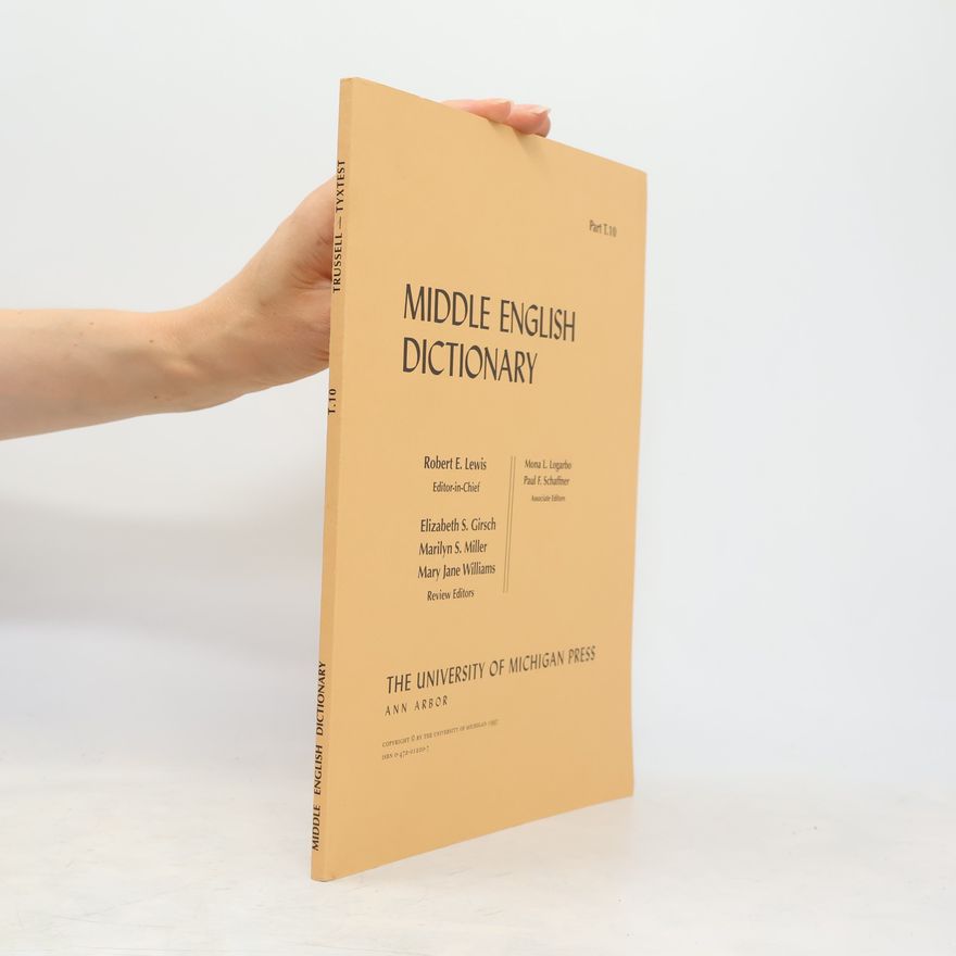 Paul F. Schaffner Middle English Dictionary