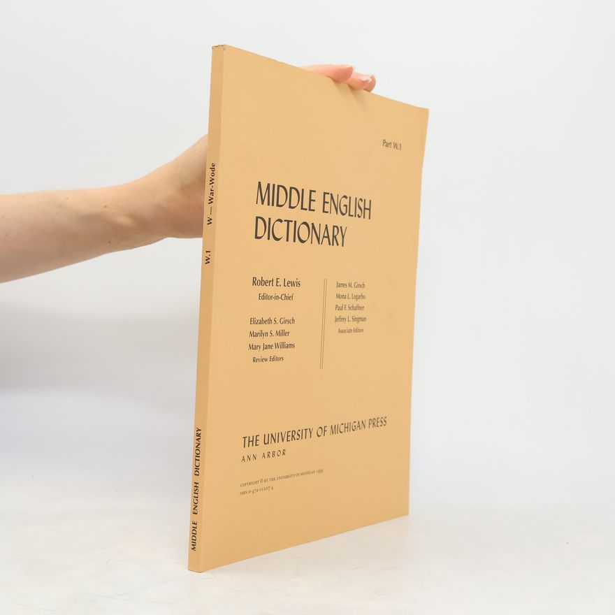 Paul F. Schaffner Middle English Dictionary