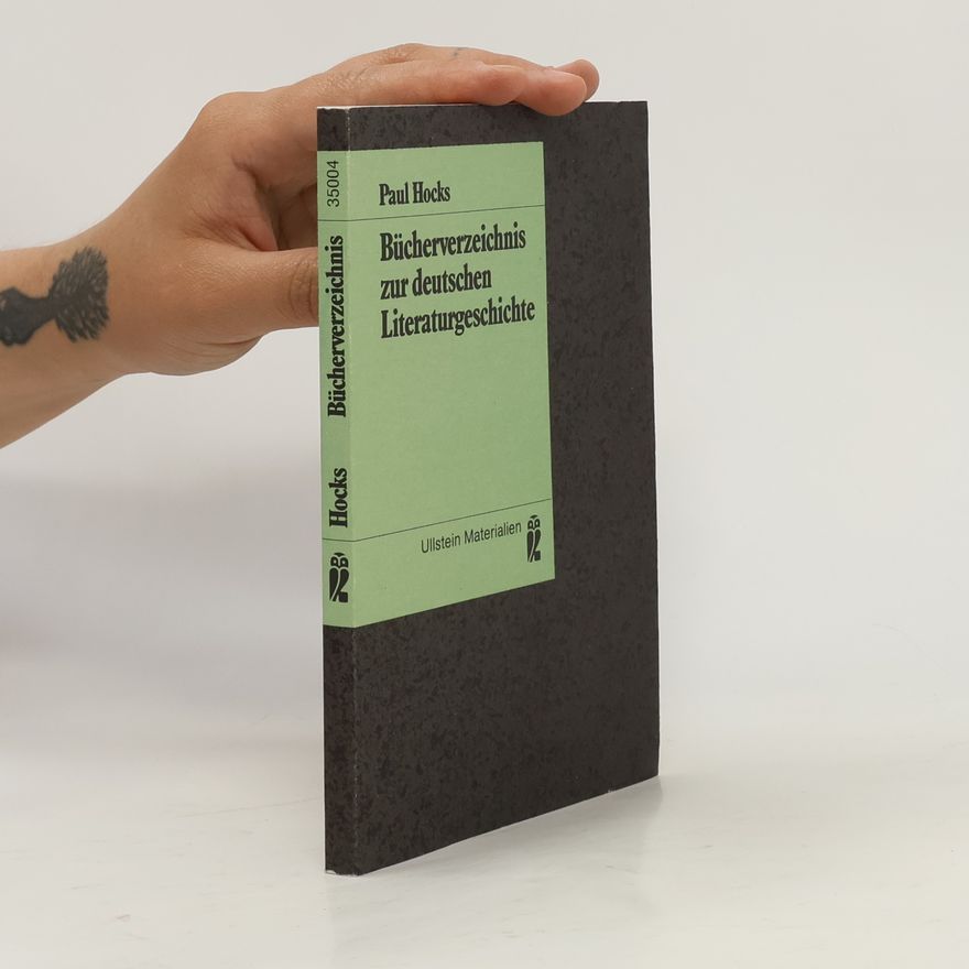 Paul Hocks Bücherverzeichnis zur deutschen Literaturgeschichte