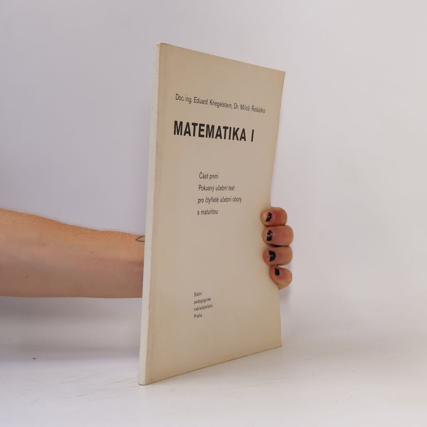 Kolektiv autorů Matematika I/1