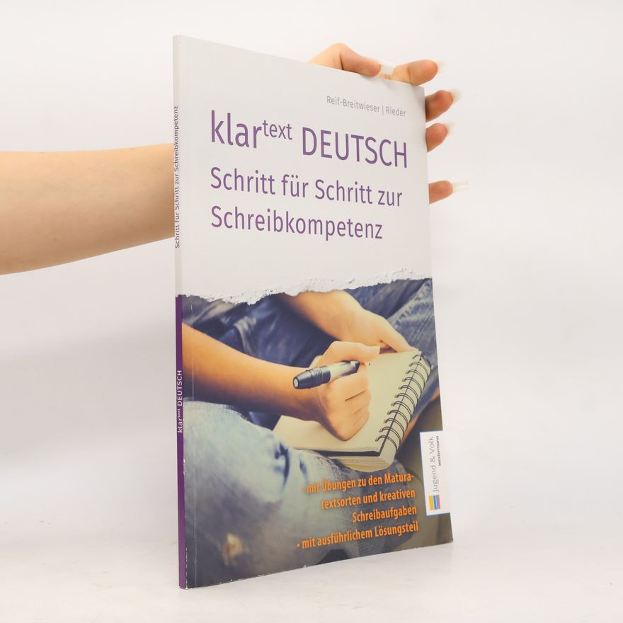 Rieder Klartext Deutsch: Schritt für Schritt zur Schreibkompetenz