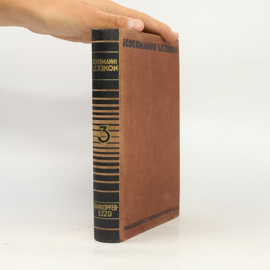 Autorenkollektiv Jedermanns Lexikon 3. Dankopfer-Ezzo