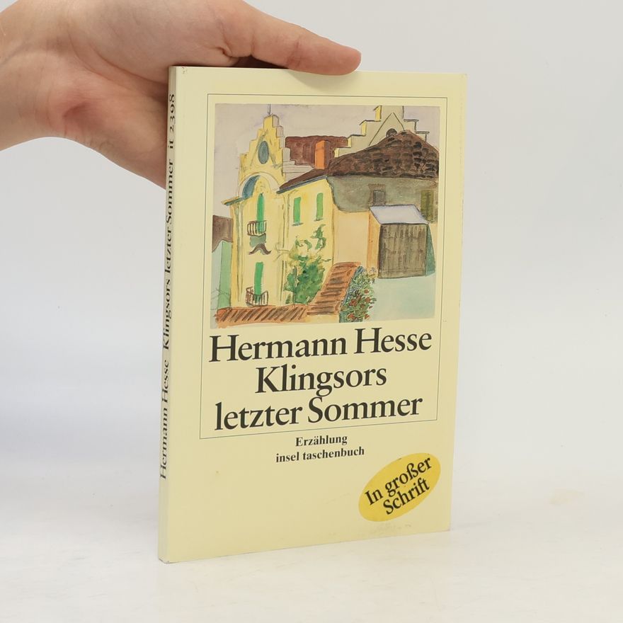 Hermann Hesse Klingsors letzter Sommer
