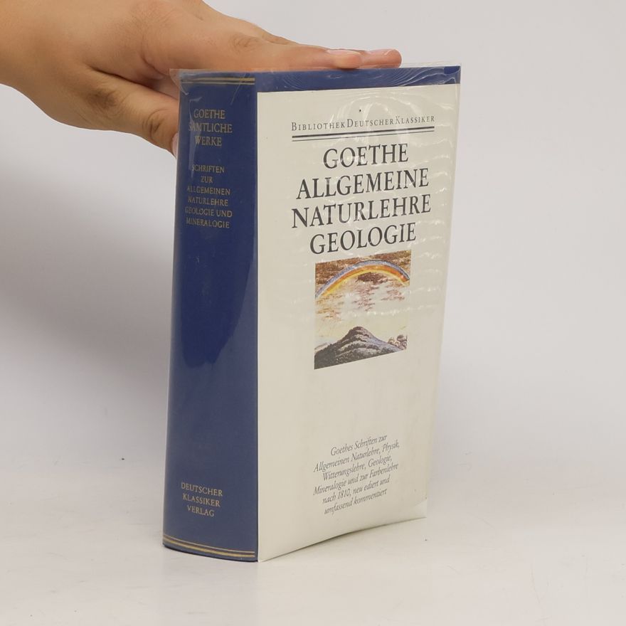 Wolf von Engehlardt Goethe allgemeine naturlehre Geologie