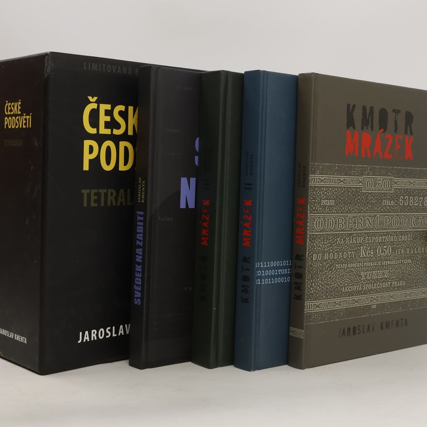 Jaroslav Kmenta České podsvětí. Tetralogie. (4 svazky + box)