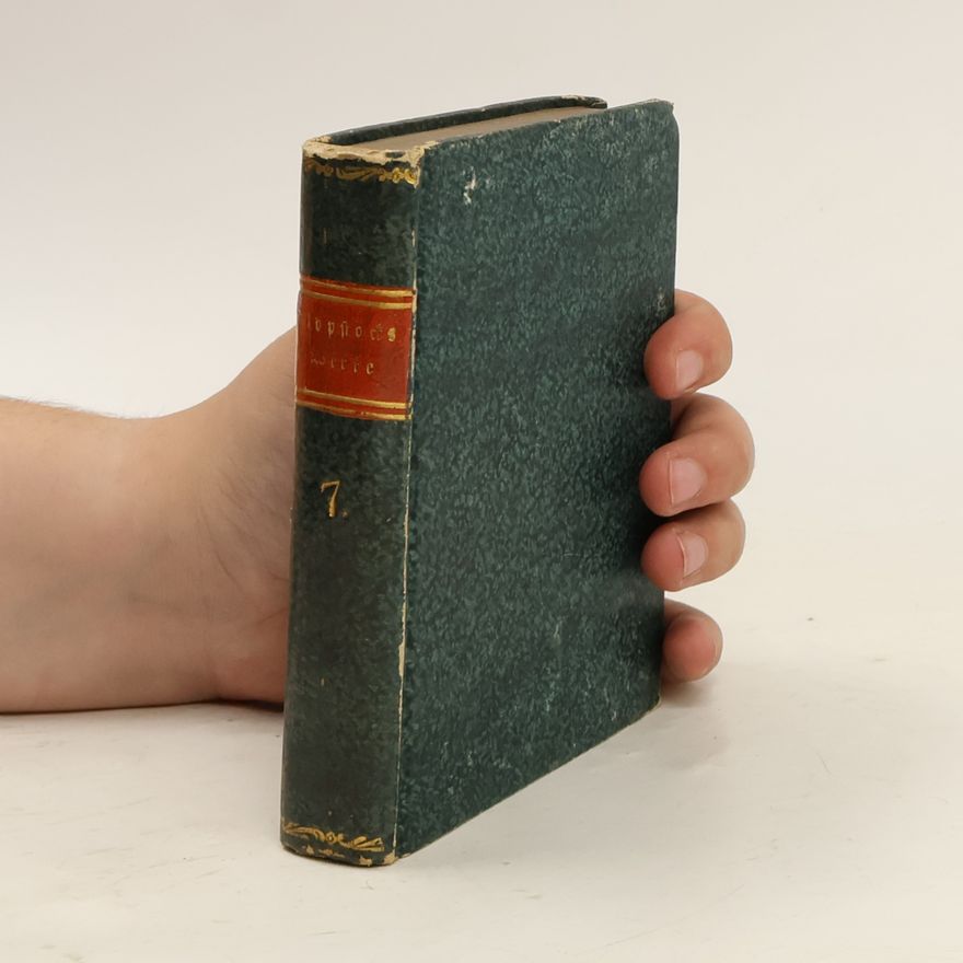 Friedrich Gottlieb Klopstock Klopstocks sammtliche Werke. Siebenter Band
