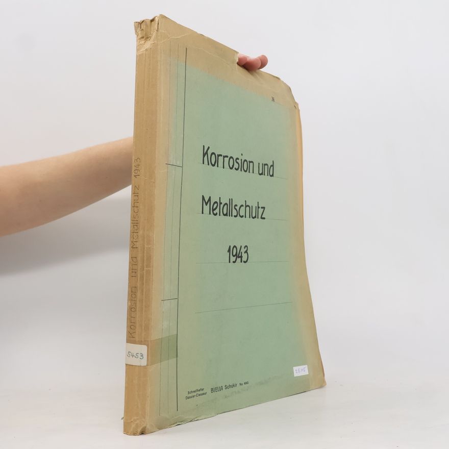 Autorenkollektiv Korrosion und Metallschutz 19/1943