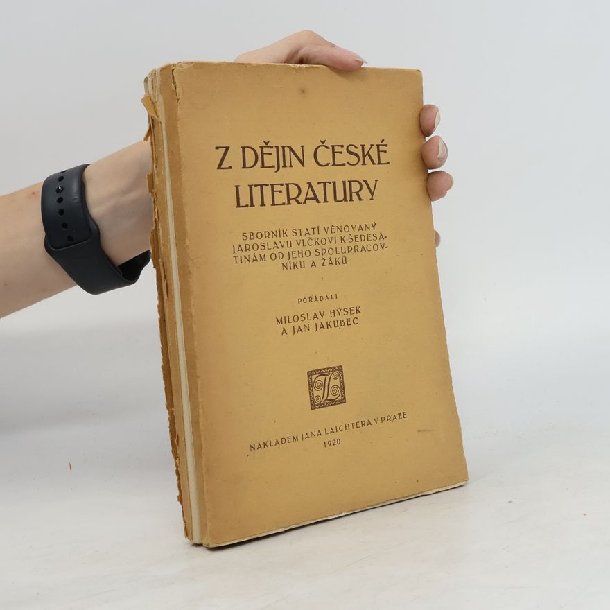 Miloslav Hýsek Z dějin české literatury