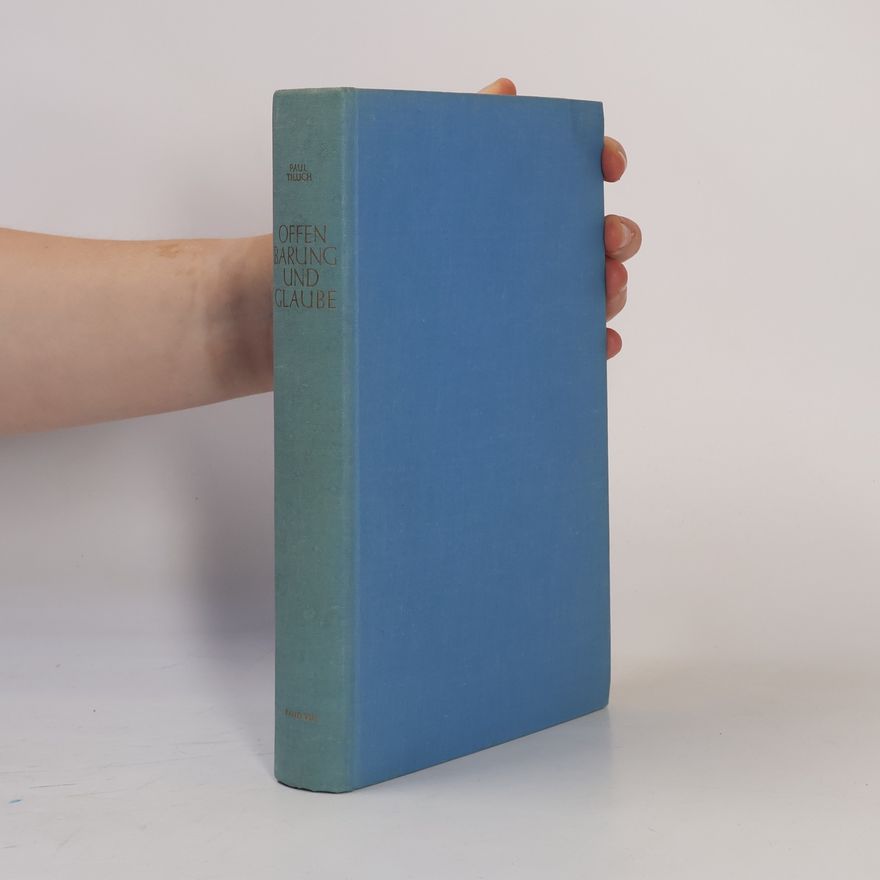 Paul Tillich Offenbarung und Glaube