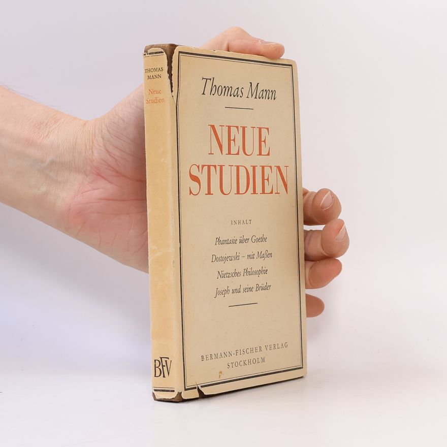 Thomas Mann Neue Studien