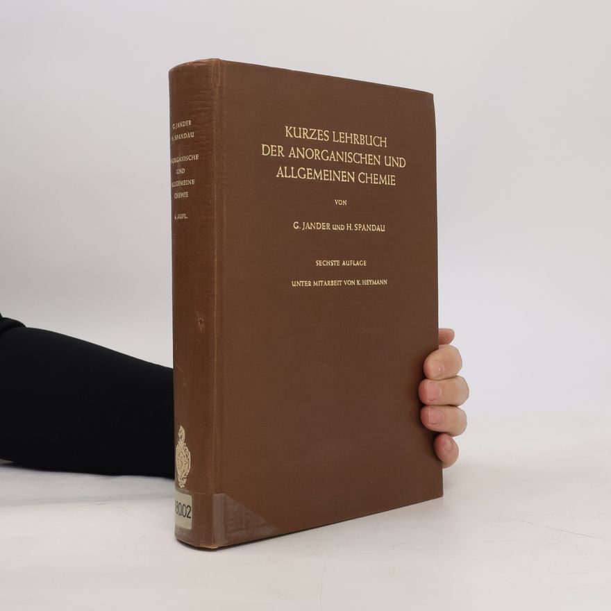 Hans Spandau Kurzes Lehrbuch der Anorganischen und Allgemeinen Chemie