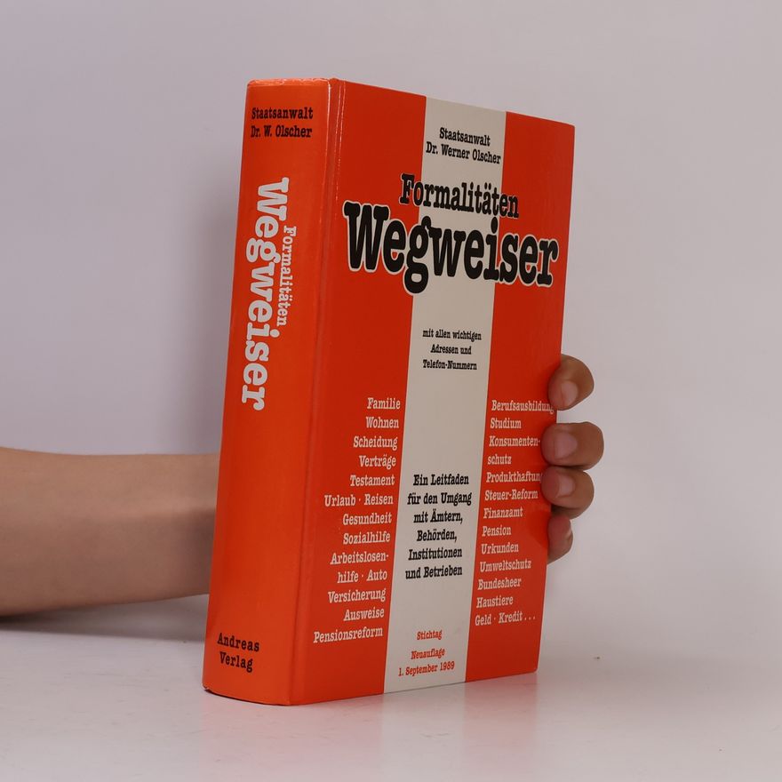 Werner Olscher Formalitäten-Wegweiser