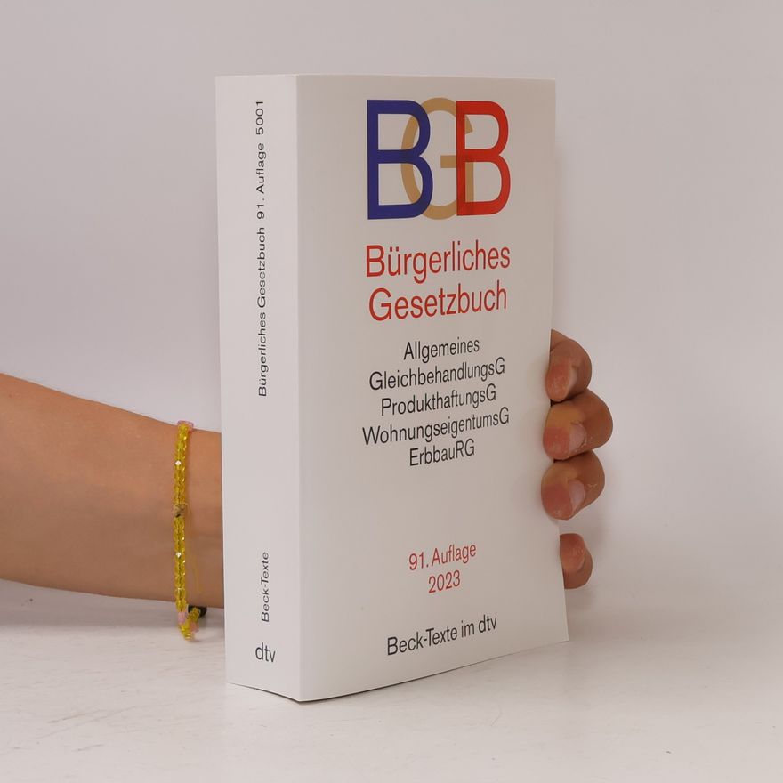 Various authors Bürgerliches Gesetzbuch
