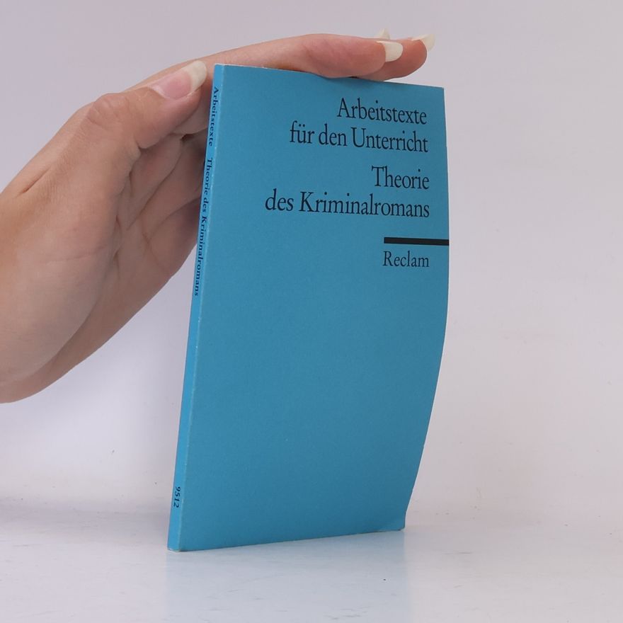 Eckhard Finckh Theorie des Kriminalromans