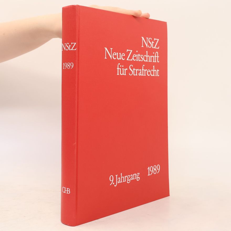 Horst Lahmann Neue Zeitschrift für Strafrecht 9.Jahrgang 1989