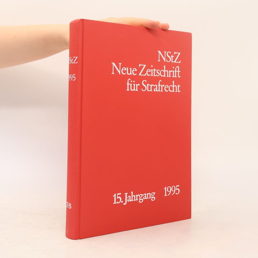 Alfred Dierlamm Neue Zeitschrift für Strafrecht 15. Jahrgang