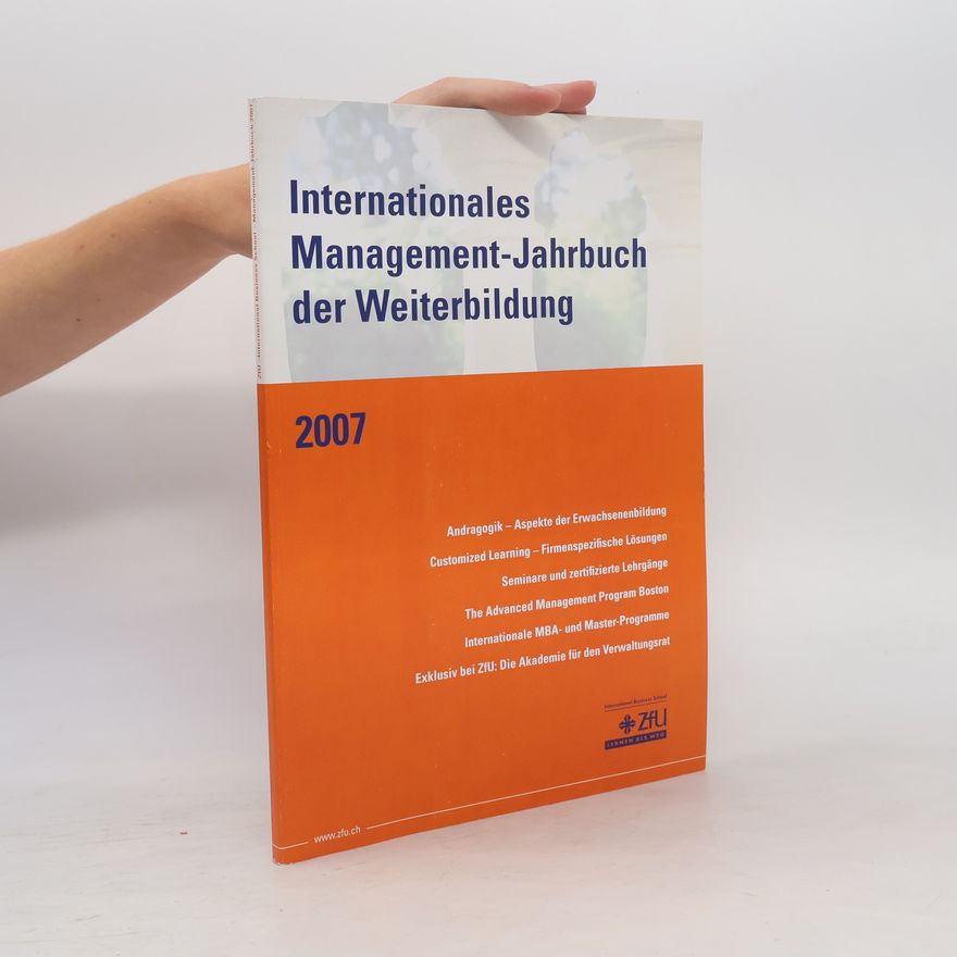 Autorenkollektiv Internationales Management-Jahrbuch der Weiterbildung 2007