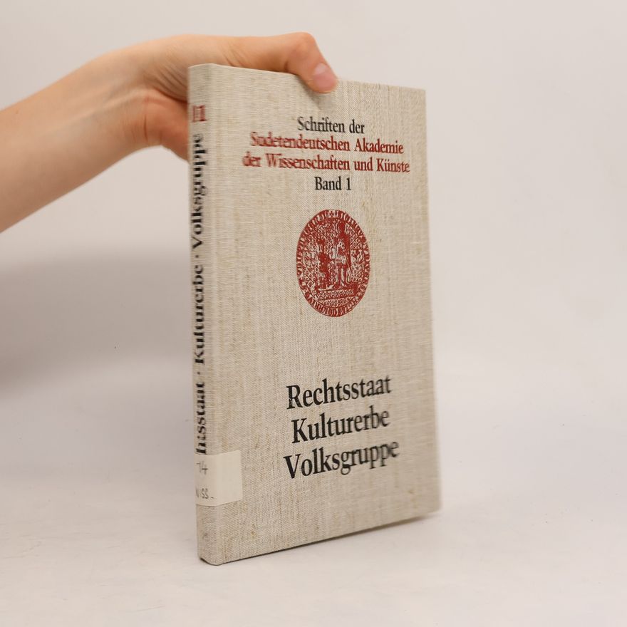 Richard W. Eichler Rechtsstaat, Kulturerbe, Volksgruppe