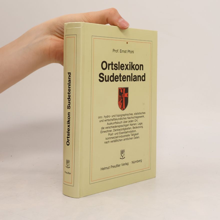 Ernst Pfohl Ortslexikon Sudetenland