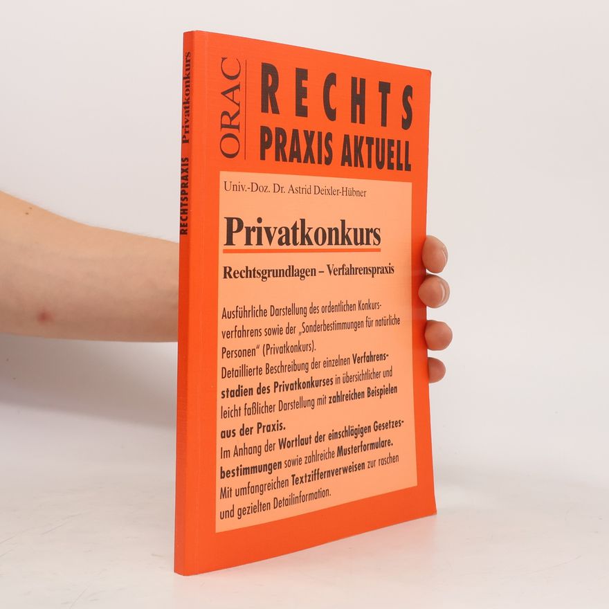 Astrid Deixler-Hübner Privatkonkurs