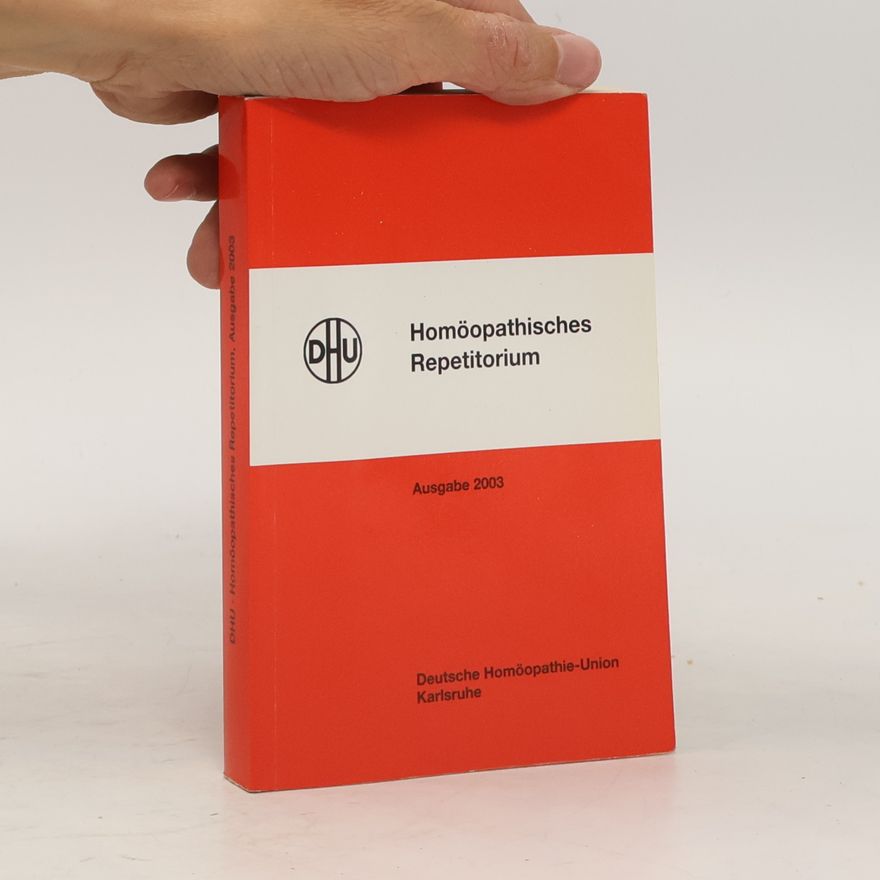 Autorenkollektiv Homöopathisches Repetitorium 2003