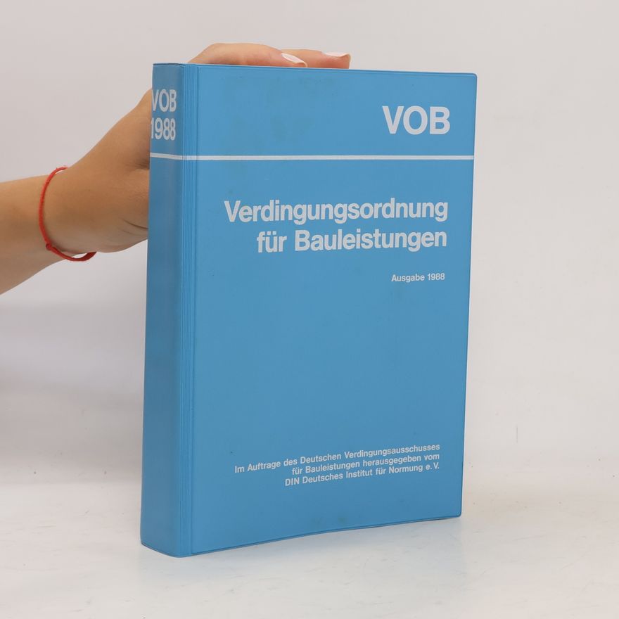 AA.VV. Verdingungsordnung für Bauleistungen