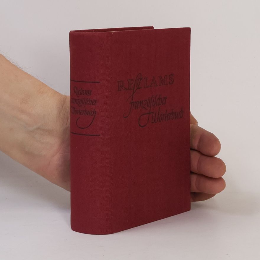 Autorenkollektiv Reclams Wörterbuch der französischen und deutschen Sprache