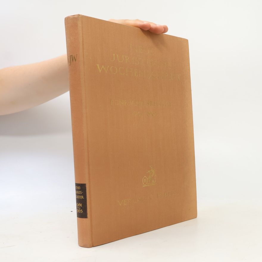Autorenkollektiv Neue juristische Wochenschrift