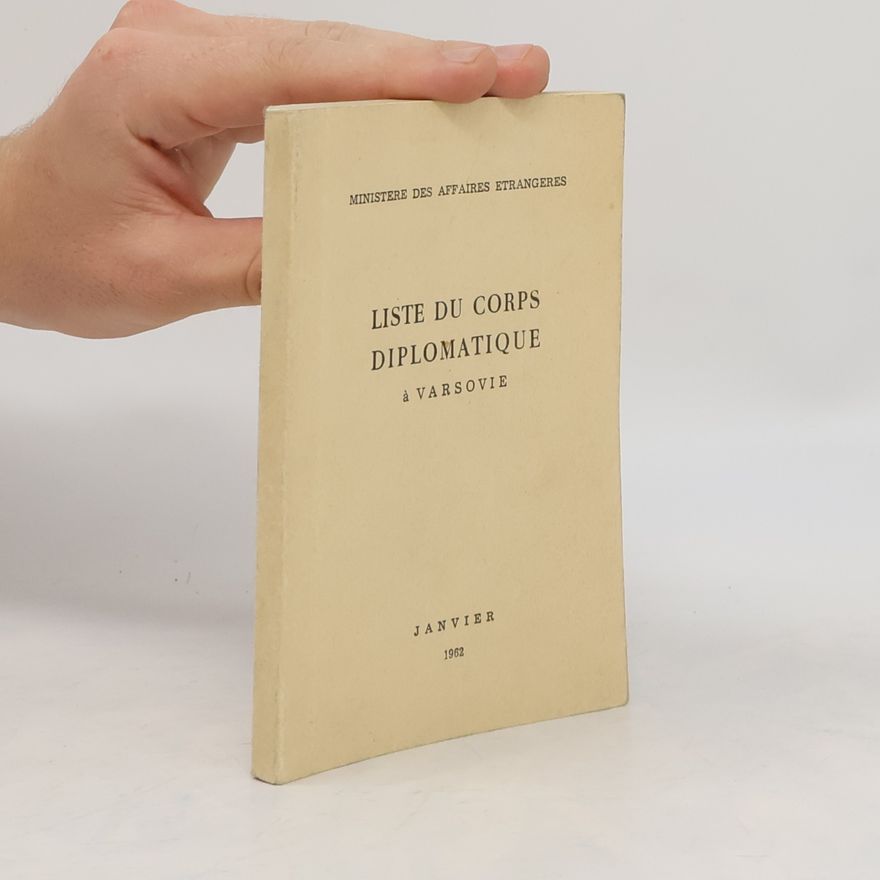 Autorenkollektiv Liste du corps diplomatique à Varsovie