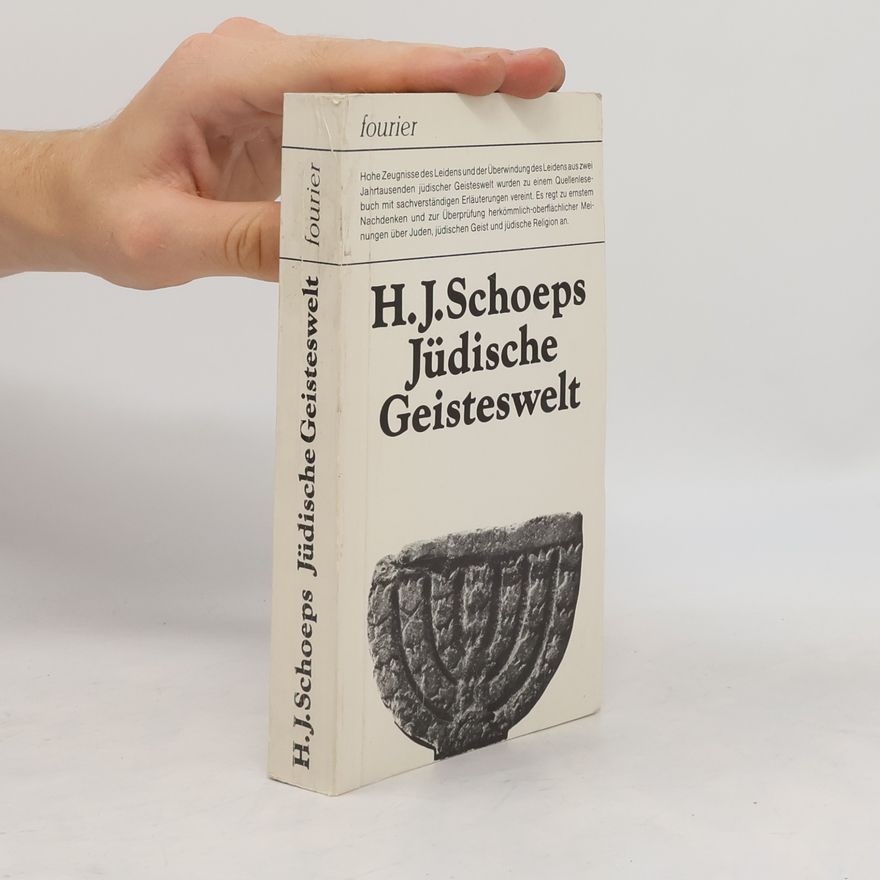 Hans Joachim Schoeps Jüdische Geisteswelt