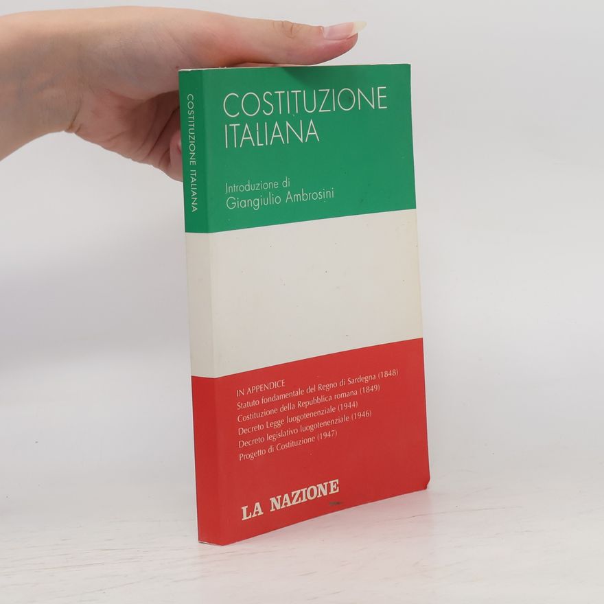 Various authors Costituzione italiana