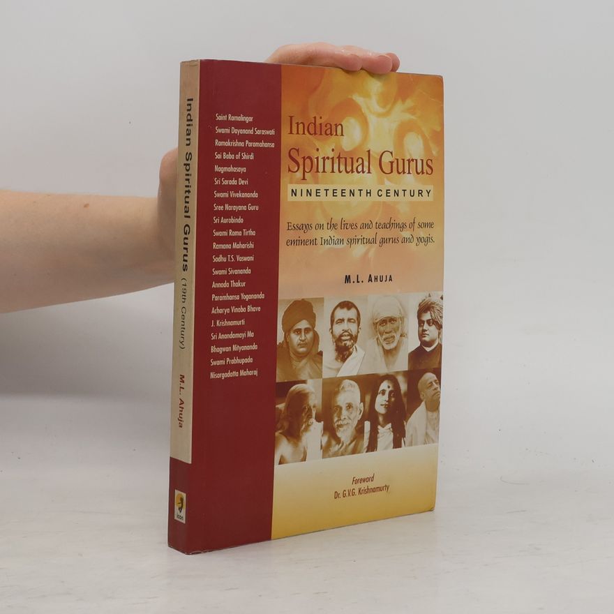 M.L. Ahuja Indian Spiritual Gurus